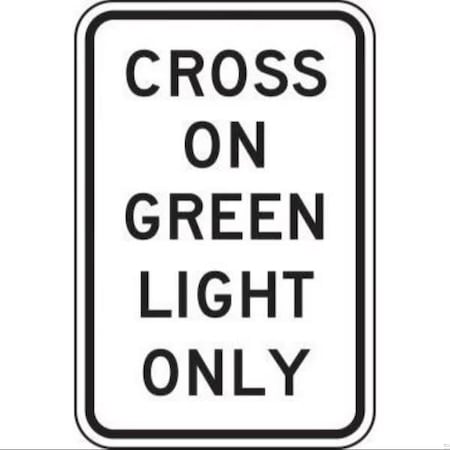 Accuform BICYCLE  PEDESTRIAN SIGN CROSS FRR461DP FRR461DP